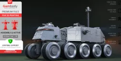 Juggernaut Turbo Tank 3D Printing Model | Assembly