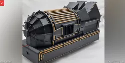 Jules Verne Train Tender 3D Printing Model | Assembly + Action