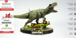 Jurassic Park 25th Anniversary 3D Figurine in Diorama | Assembly