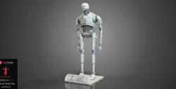 K-2SO 3D Printing Model | Assembly + Static