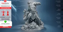 King Thor 3D Printing Figurine | Assembly