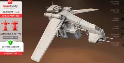 LAAT/c Gunship 3D Printing Model | Assembly + Active