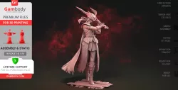 Lady Maria 3D Printing Figurine | Assembly
