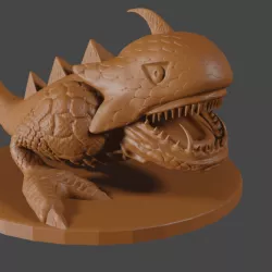 Legend of Zelda inspired, Dodongo, Tabletop DnD miniature,
