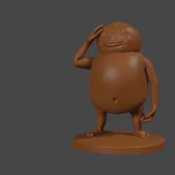 Legend of Zelda inspired, Goron, Tabletop DnD miniature,