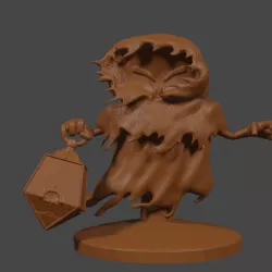 Legend of Zelda inspired, Poe, Tabletop DnD miniature,