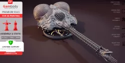 Lexx Ship 3D Printing Model | Assembly