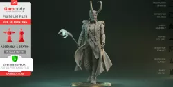Loki 3D Printing Figurine | Assembly