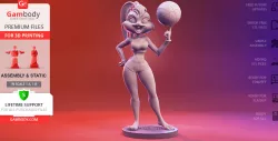 Lola Bunny 3D Printing Figurine | Assembly