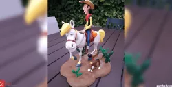 Lucky Luke 3D Printing Figurine | Assembly