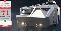 M577 Armoured Personnel Carrier 3D Printing Model | Assembly