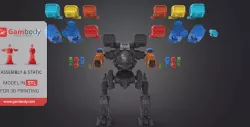 Mad Cat Mk II Weapon Kit 3D Printing Files | Assembly