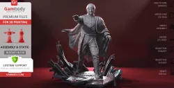 Magneto 3D Printing Figurine | Assembly