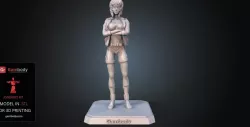 Major Kusanagi 3D Printing Figurine | Assembly