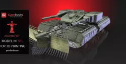 Mammoth Tank Accessories 3D Print Files - Set 1 | Assembly Model