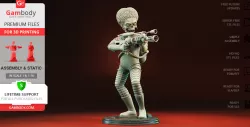 Martian 3D Printing Figurine | Assembly