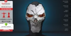 Mask of the Death 3D Printing Cosplay Stuff | Static