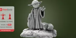 Master Yoda 3D Printing Figurine | Assembly