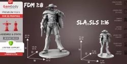 McCree 3D Printing Figurine | Assembly