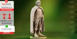 Merry Brandybuck 3D Printing Figurine | Assembly