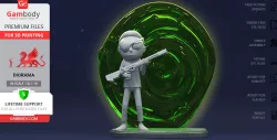 Morty 3D Printing Figurine | Assembly