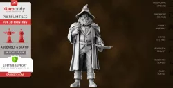 Mustrum Ridcully 3D Printing Figurine | Assembly