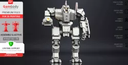 MWO Centurion 3D Printing Model | Assembly + Action