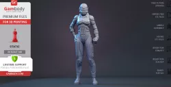 MWO Female Pilots 3D Printing Miniatures | Static