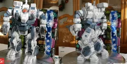 MWO Hellbringer 3D Printing Model | Assembly + Action