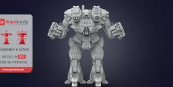 MWO Kodiak 3D Printing Model | Assembly + Action