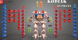 MWO Kodiak Guns for 3D Printing