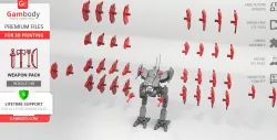 MWO Locust Weapon Pack for 3D Printing | Assembly