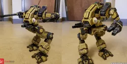 MWO Mad Dog 3D Printing Model | Assembly + Action