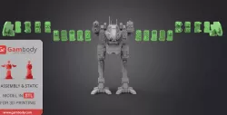 MWO Raven Weapon Kit 3D Printing Files | Assembly