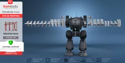 MWO Stalker Weapon Pack for 3D Printing | Assembly