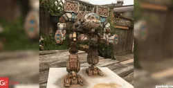 MWO Timber Wolf 3D Printing Model | Assembly + Action