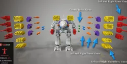 MWO Timber Wolf Weapon Pack for 3D Printing | Assembly