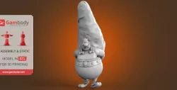 Obelix 3D Printing Figurine for Diorama | Assembly