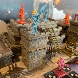 Optional Towers for the Great wall boardgame by Awaken Realms