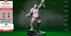 Orc The Executioner 3D Printing Figurine | Assembly