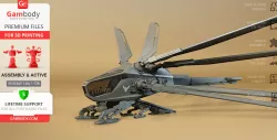 Ornithopter Dune 3D Printing Model | Assembly + Action