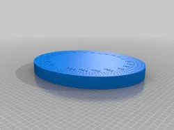 Oval Crib Board
