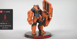 Paragon Steel 3D Printable Design | Static Figure