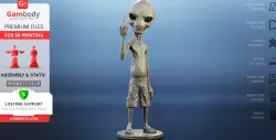 Paul the Alien 3D Printing Figurine | Assembly