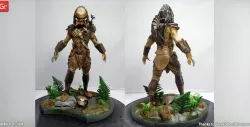 Predator for Diorama 3D Printing Figurine | Assembly