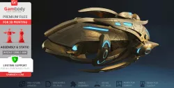 Protoss Carrier 3D Printing Model | Assembly
