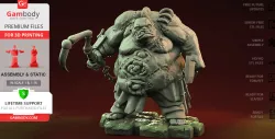 Pudge 3D Printing Figurine | Assembly