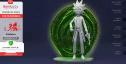 Rick 3D Printing Figurine | Assembly