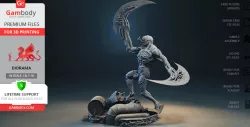Riot Symbiote 3D Printing Figurine in Diorama | Assembly