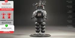 Robby the Robot 3D Printing Model | Assembly + Action